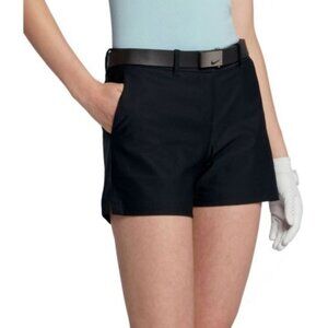 Nike‎ Ladies Flex Black Golf shorts size 14 Women's Woven Dri-Fit Black Athletic